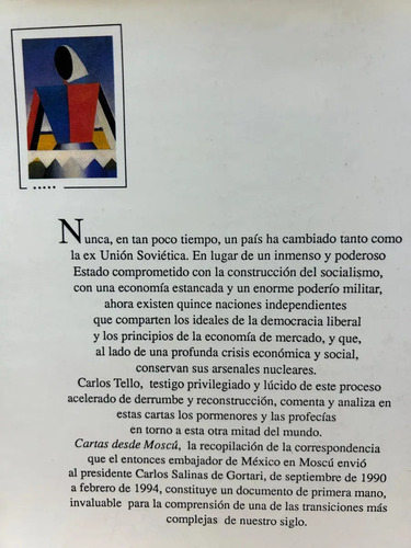 Cartas Desde Moscú Carlos Tello