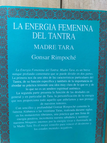 La Energia Femenina Del Tantra Madre Tara Gonsar Rimpoché
