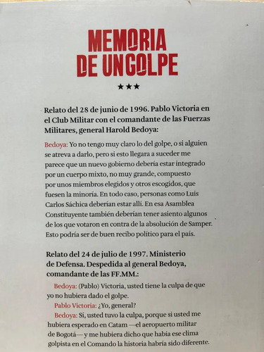 Memoria De Un Golpe Pablo Victoria