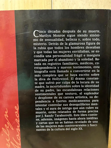 La Vida Secreta De Marilyn Monroe J. Randy Taraborrelli