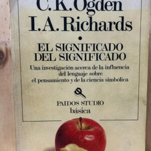 producto_639254573921131390_0 El Significado Del Significado C K. Ogden Y I.a. Richards