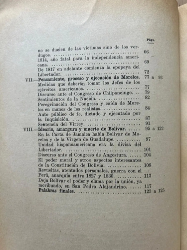 Morelos Y Bolivar Vicente Saenz