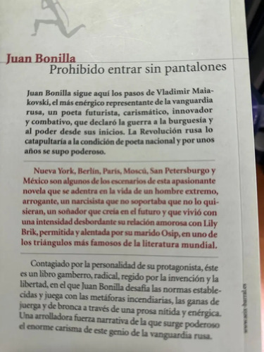 Prohibido Entrar Sin Pantalones Juan Bonilla