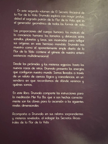 El Secreto Ancestral De La Flor De La Vida Drunvalo
