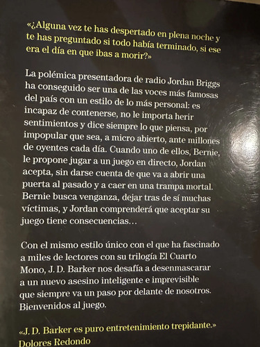 El Último Juego J D Barker