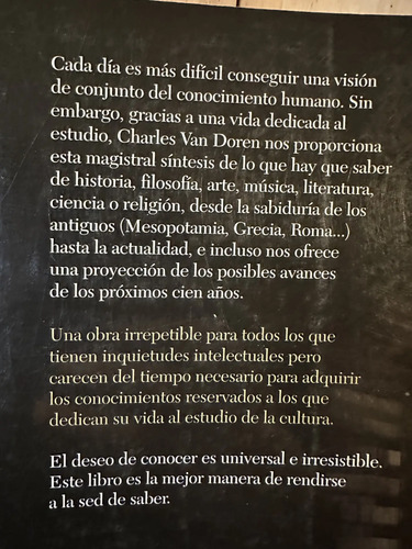 Breve Historia Del Saber Charles Van Doren