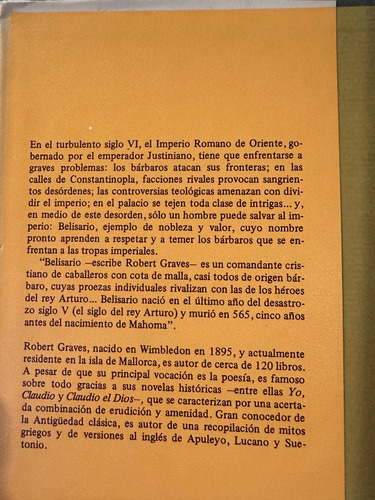 El Conde Belisario Robert Graves