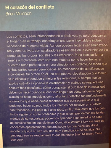 El Corazón Del Conflicto Brian Muldoon