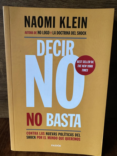 Decir No No Basta Naomi Klein