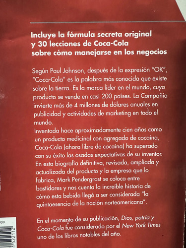 Dios Patria Y Coca Cola Mark Pendergrast