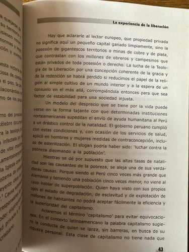 Del Lado De Los Pobres Teología De La Liberación