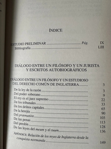 Diálogo Entre Un Filósofo Y Un Jurista Thomas Hobbes