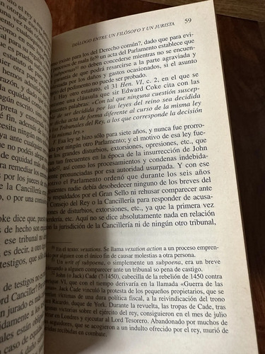 Diálogo Entre Un Filósofo Y Un Jurista Thomas Hobbes