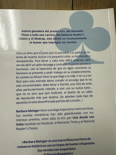 Jota De Tréboles Barbara Metzger