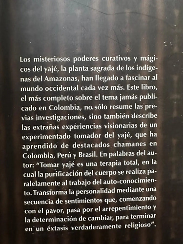 Yajé El Nuevo Purgatorio Jimmy Weiskopf