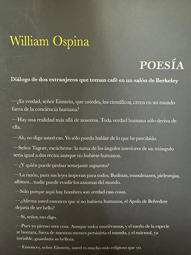 William Ospina Poesía