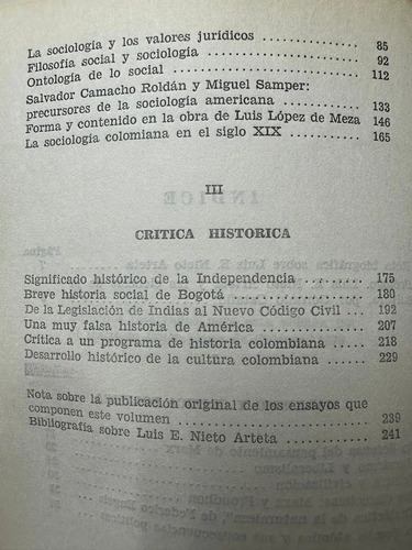 Ensayos Históricos Y Sociológicos L E Nieto Arteta
