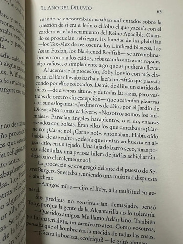 El Año Del Diluvio Margaret Atwood