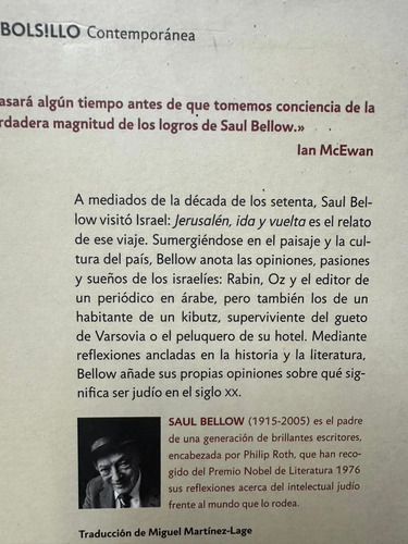Jerusalén Ida Y Vuelta Saul Below