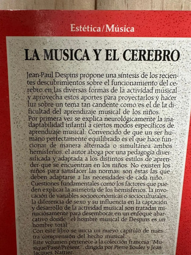La Música Y El Cerebro Jean Paul Despins