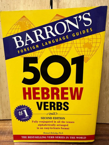 501 Hebrew Verbs Book