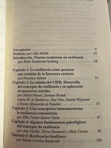 Resiliencia Aldo Melillo