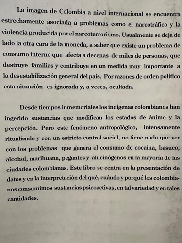 Sustancias Psicoactivas Historia Del Consumo En Colombia