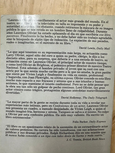 Confesiones De Un Actor Laurence Olivier