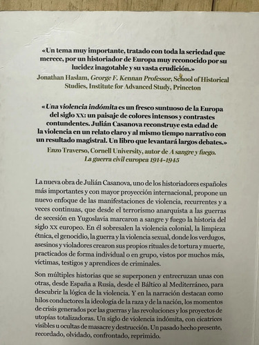 Una Violencia Indómita Julián Casanova