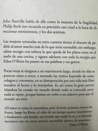 Objeto De Amor Edna Obrien