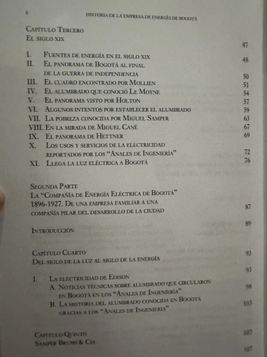 Historia De La Empresa De Energía De Bogotá 3 Tomos