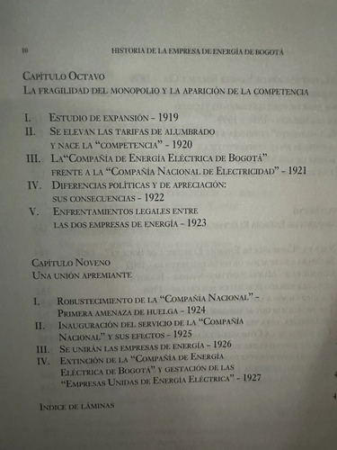 Historia De La Empresa De Energía De Bogotá 3 Tomos
