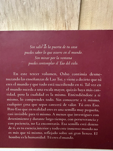 Tao Los Tres Tesoros Osho
