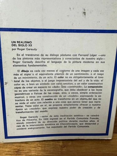 Un Realismo Del Siglo Xx Roger Garaudy