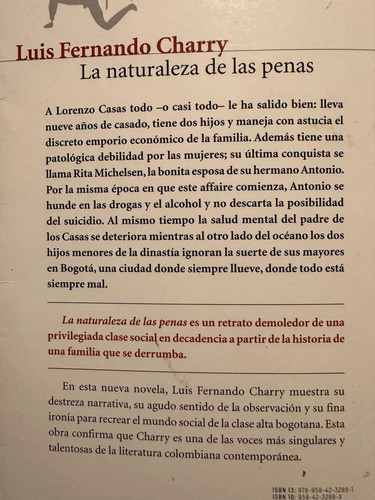 La Naturaleza De Las Penas - Luis Fernando Charry