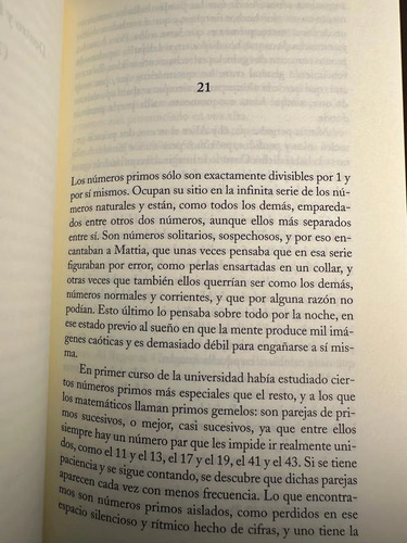 La Soledad De Los Números Primos - Paolo Giordano