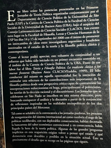 producto_639254600852362629_1 Teoría Y Filosofía Política - Atilio A. Boron