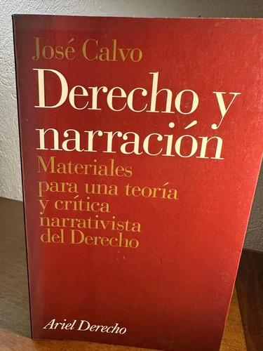producto_639254601470278516_0 Derecho Y Narración - José Calvo