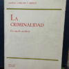 producto_639279582912594862_0 La Criminalidad - Manuel Lopez-rey Y Arrojo