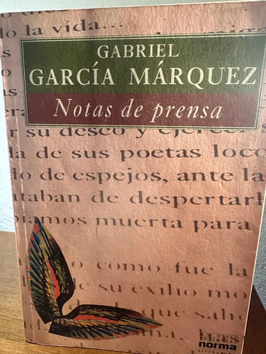 producto_639279584885168945_0 Notas De Prensa - Gabriel García Marquéz
