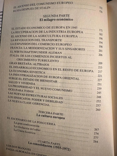 La Europa De Nuestro Tiempo - Walter Laqueur