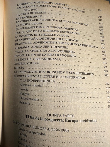 La Europa De Nuestro Tiempo - Walter Laqueur