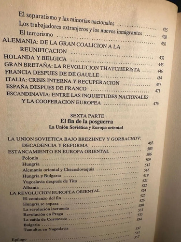 La Europa De Nuestro Tiempo - Walter Laqueur