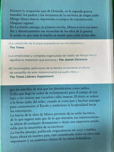 La Hierba Amarga - Marga Minco