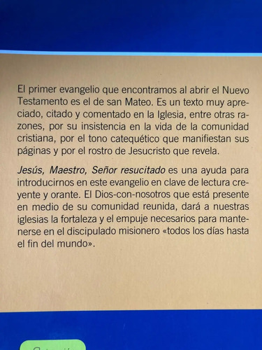 Jesús, Maestro, Señor Resucitado - Equipo Bíblico Verbo