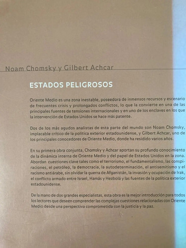 Estados Peligrosos - Noam Chomsky