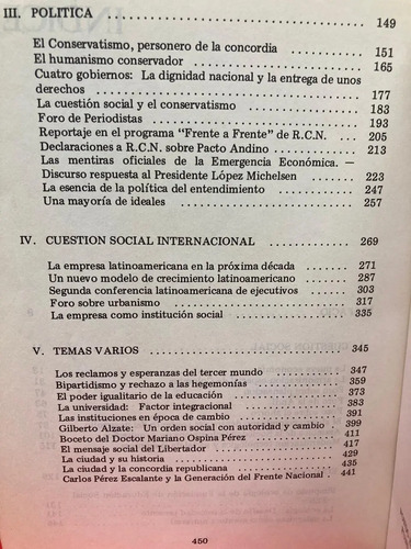 Reflexiones Después Del Poder - Misael Pastrana Borrero
