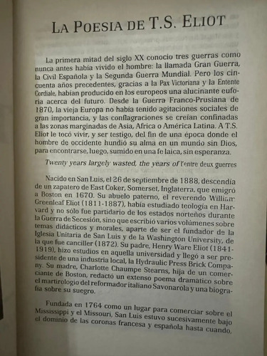 Antología Poética - T.s. Elliot