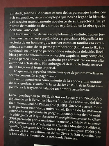 Juliano El Apóstata - Lucien Jerphagnon