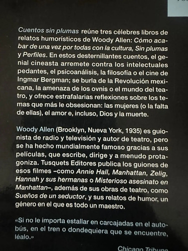 Cuentos Sin Plumas - Woody Allen
